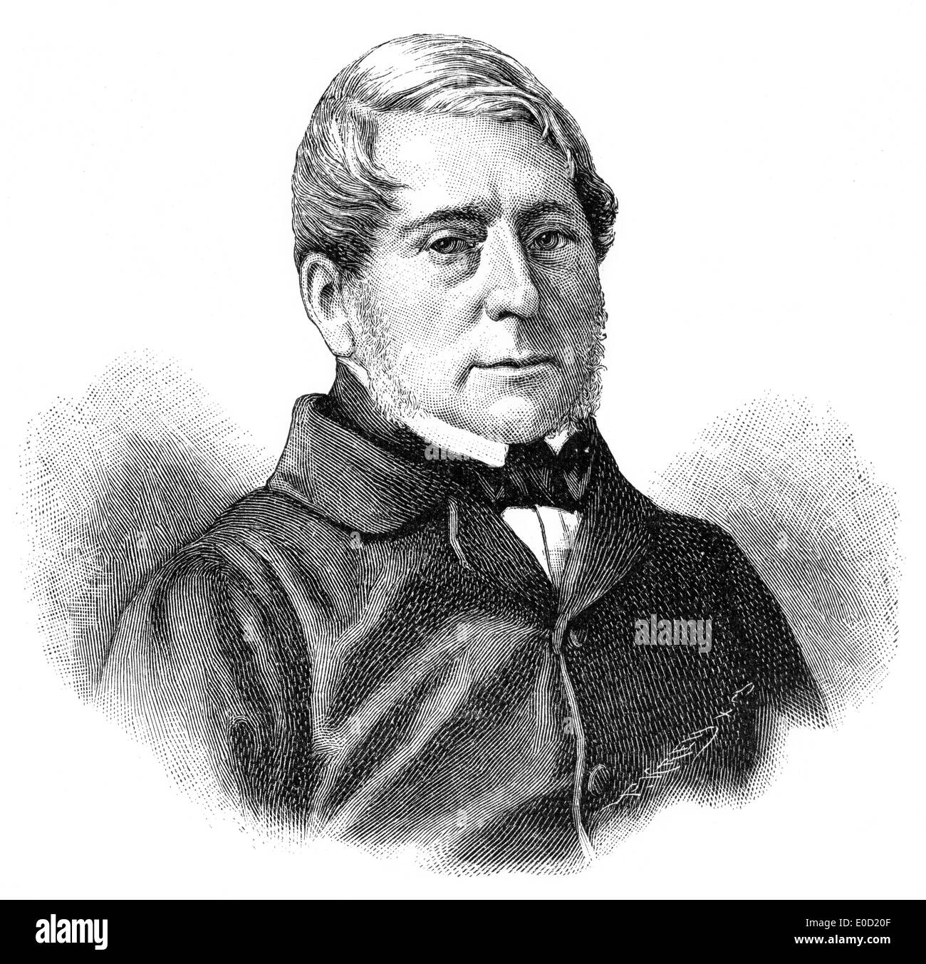 Karl Ferdinand von Buol ou Karl Ferdinand Graf von Buol-Schauenstein ; 1797-1865, un diplomate et homme d'affaires Banque D'Images