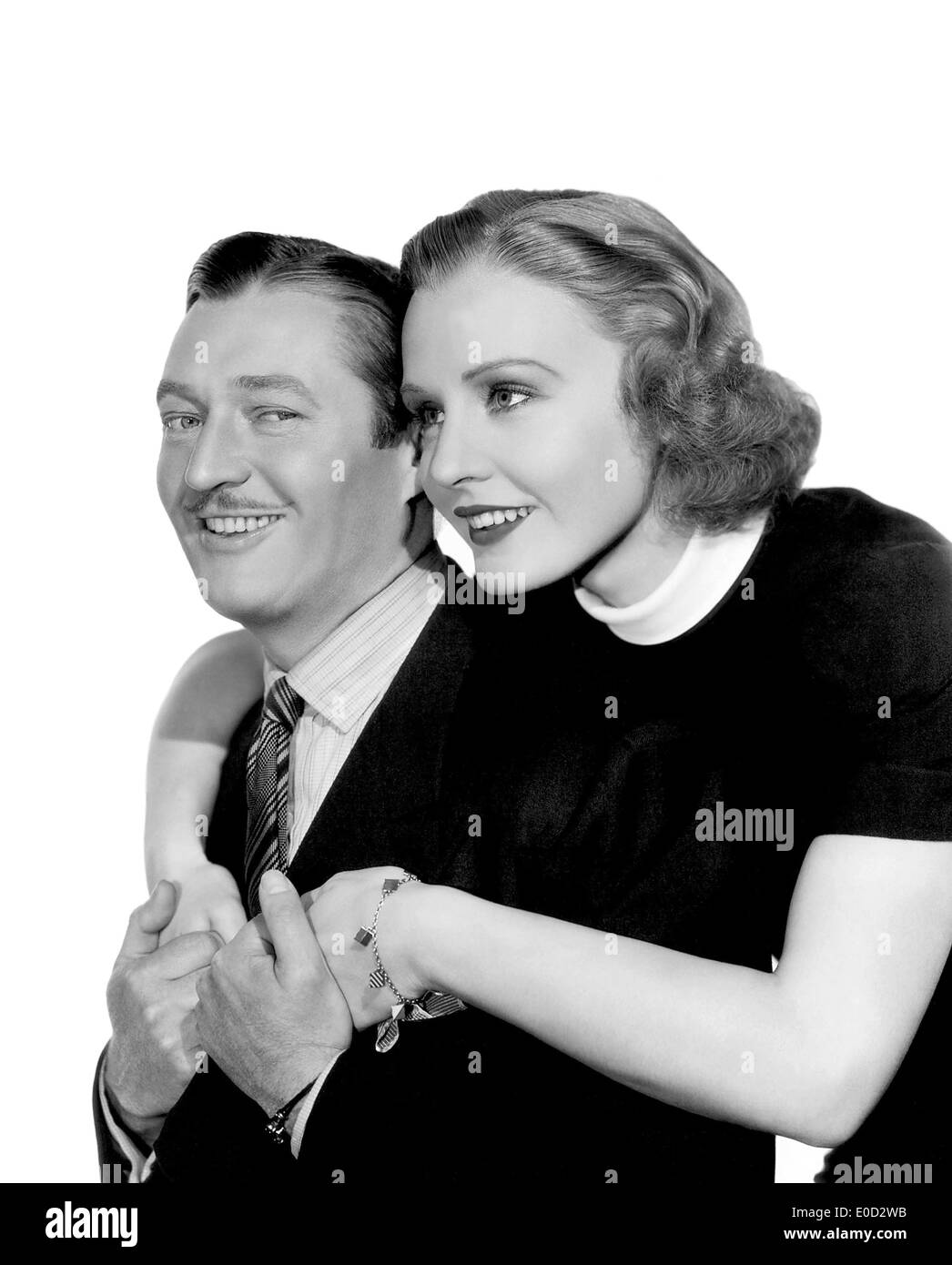 1937 ESPIONNAGE MGM film avec Madge Evans et Edmund Lowe Banque D'Images