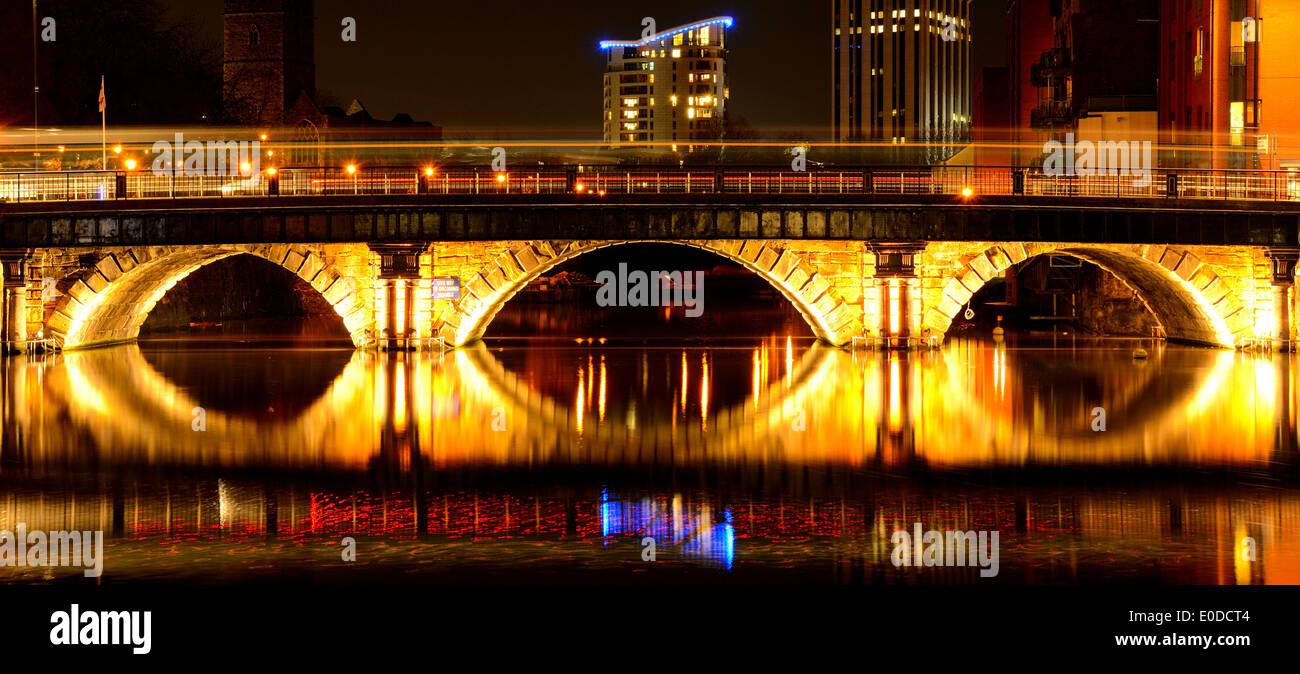 Bristol bridge près du centre de bristol Banque D'Images