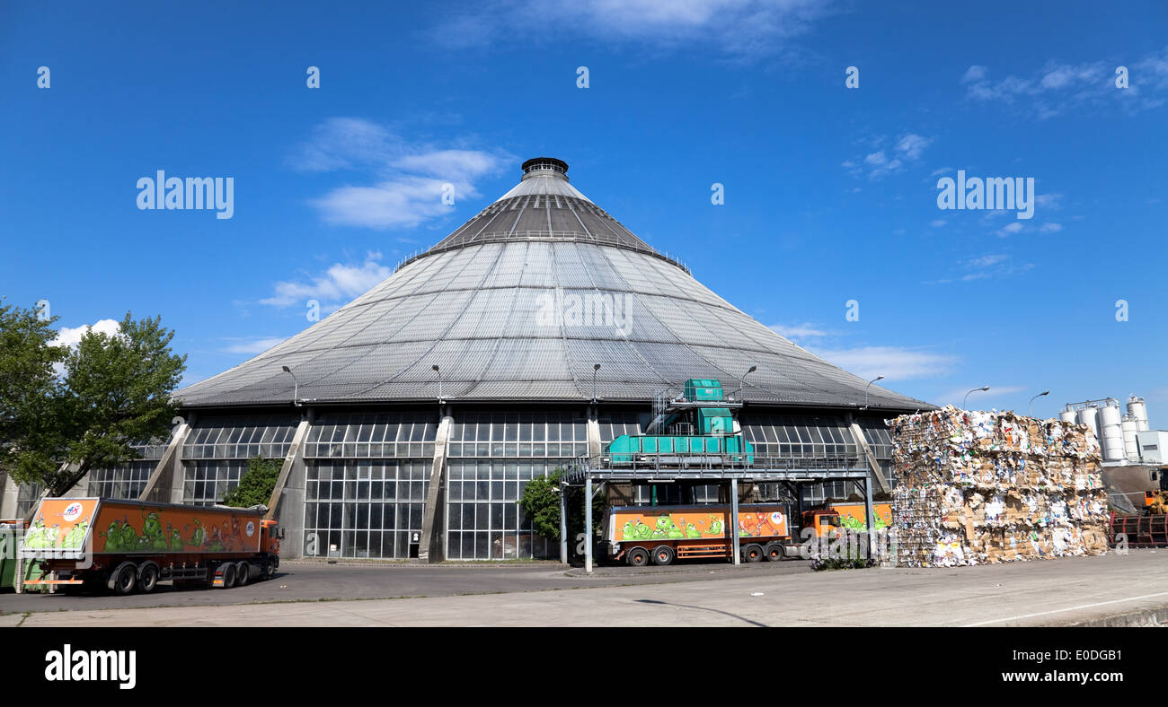 Rinterzelt Müllaufbereitungs Verbrennungsanlage,/, Wien, Österreich - Rinterzelt, installations de gestion des déchets, Vienne, Autriche Banque D'Images