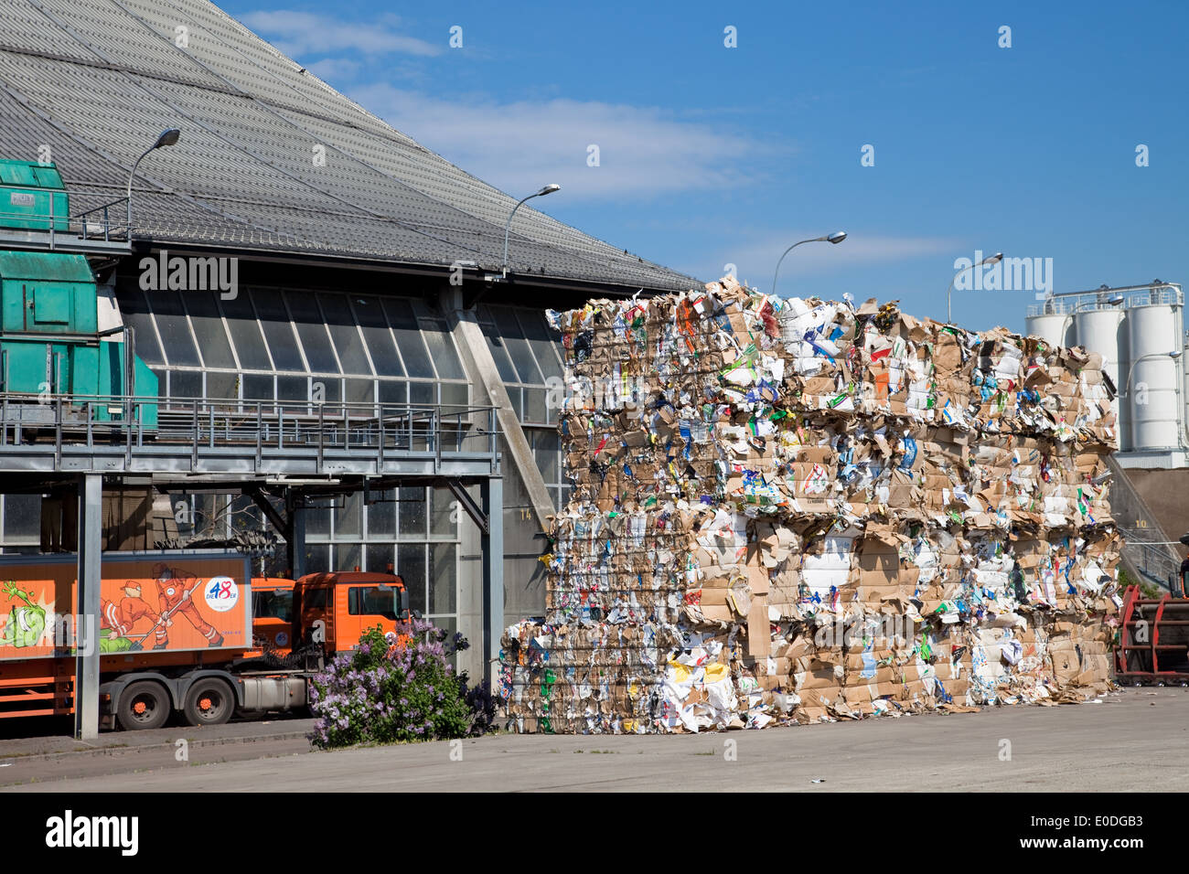 Rinterzelt Müllaufbereitungs Verbrennungsanlage,/, Wien, Österreich - Rinterzelt, installations de gestion des déchets, Vienne, Autriche Banque D'Images