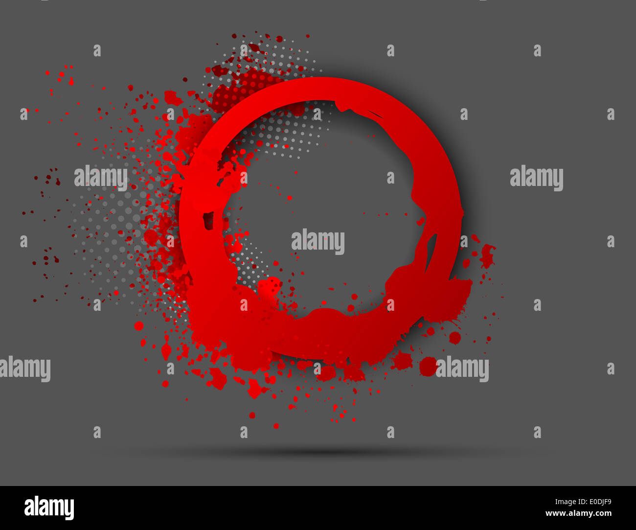 Abstract grunge fond en couleur rouge et gris Banque D'Images