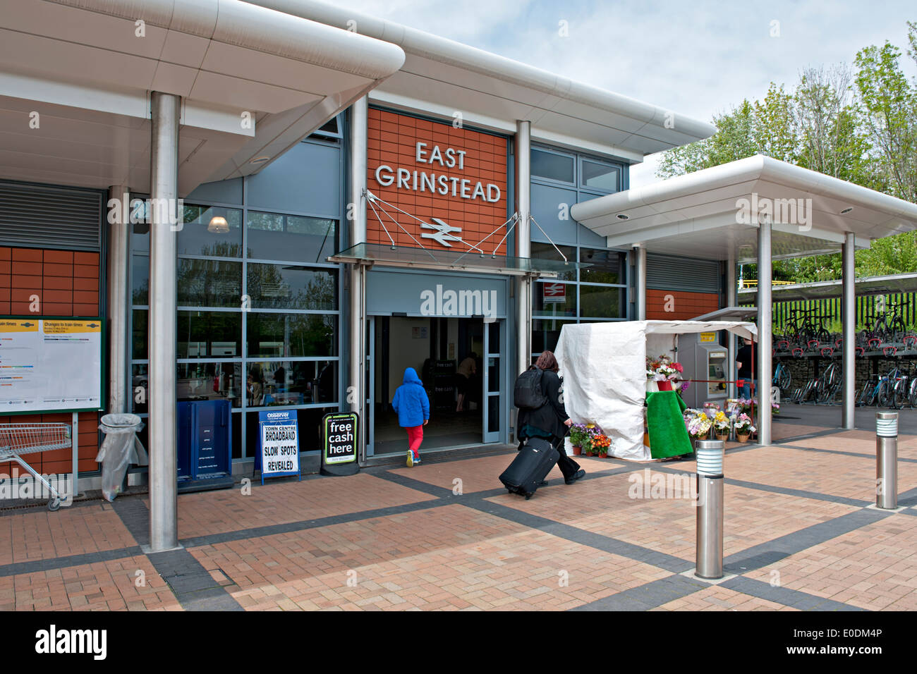 La gare de East Grinstead, UK Banque D'Images