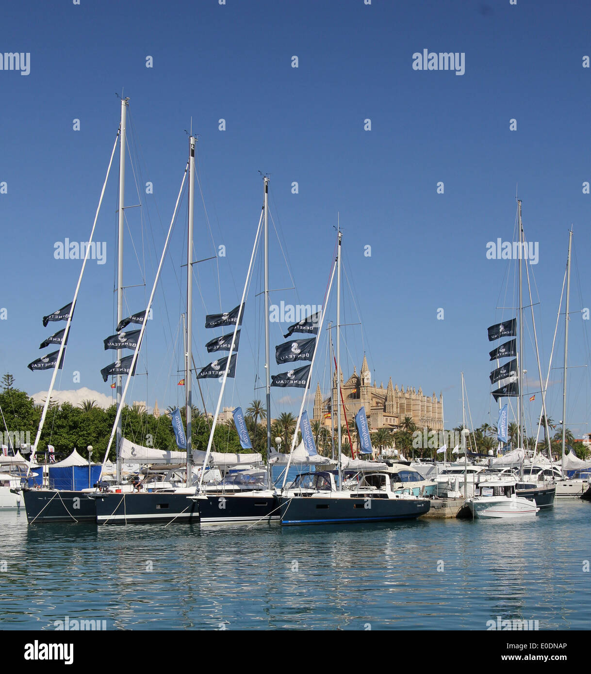 Combinés - Palma Boat Show 2014 / Palma Superyacht Show 2014 - Aperçu des images - Beneteau Yachts / Azul Yachts Palma  + hi Banque D'Images