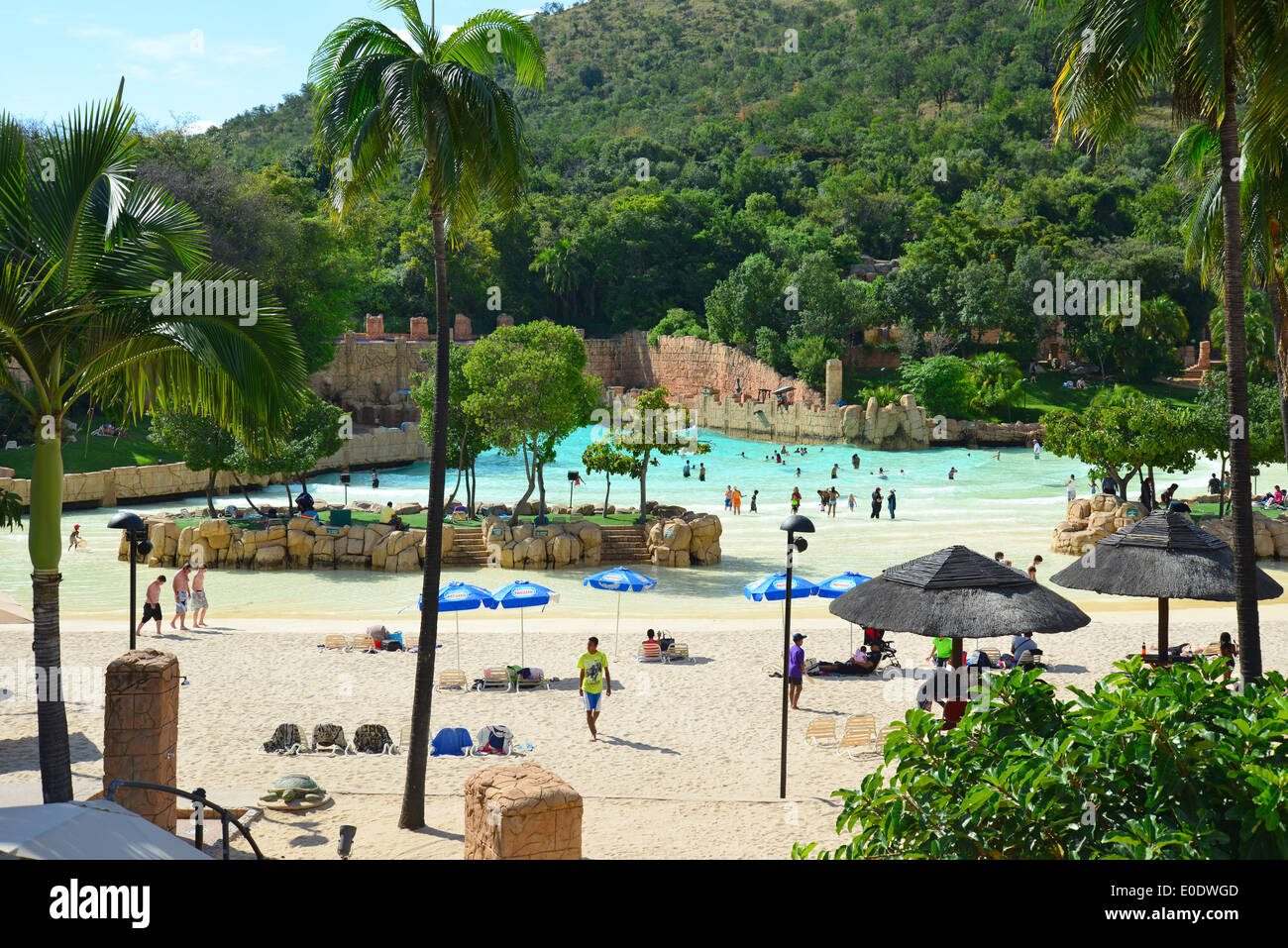 Vallée des vagues, Sun City Holiday Resort, Pilanesberg, Province du Nord Ouest de la République d Afrique du Sud Banque D'Images