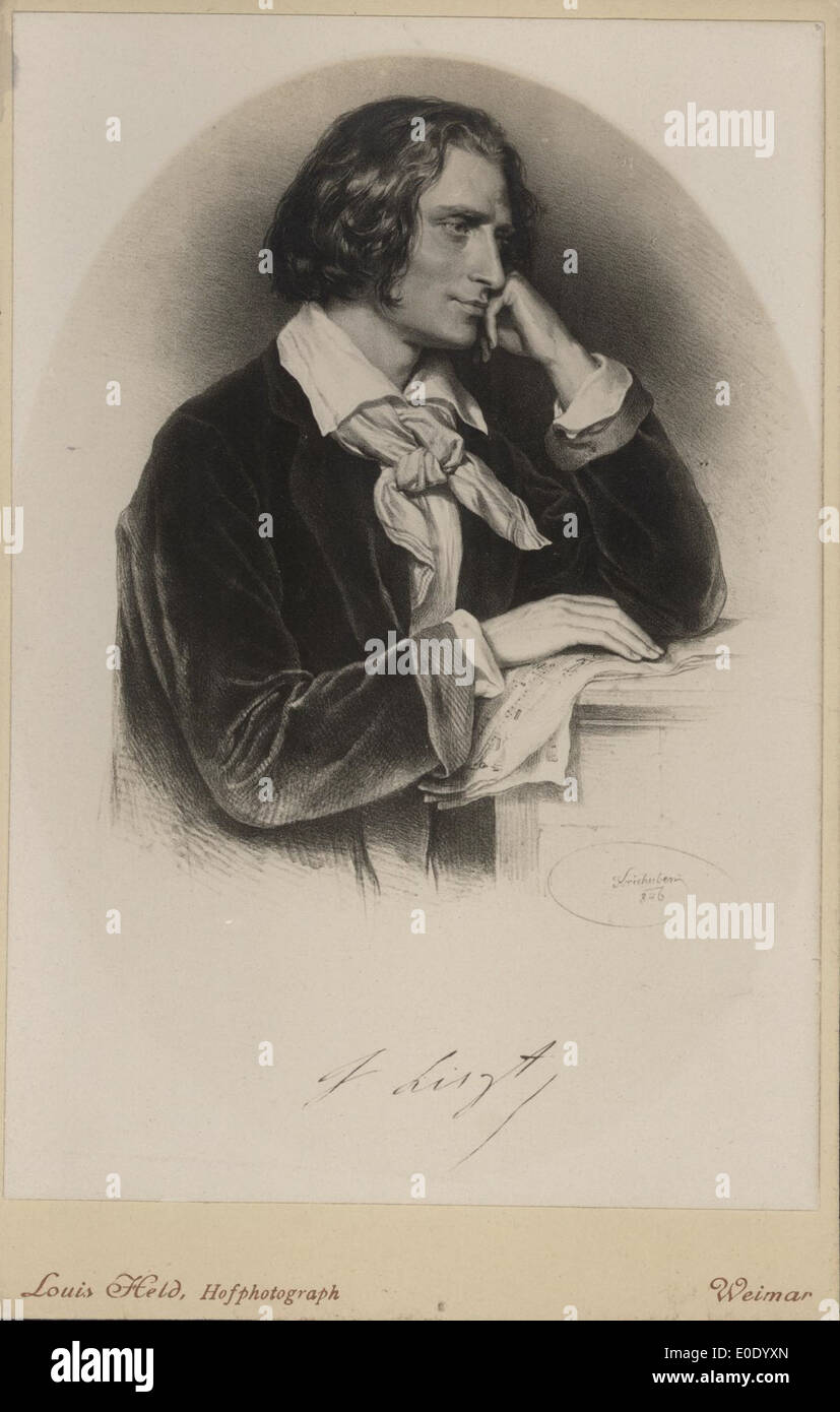 Franz Liszt [Portrait] Banque D'Images