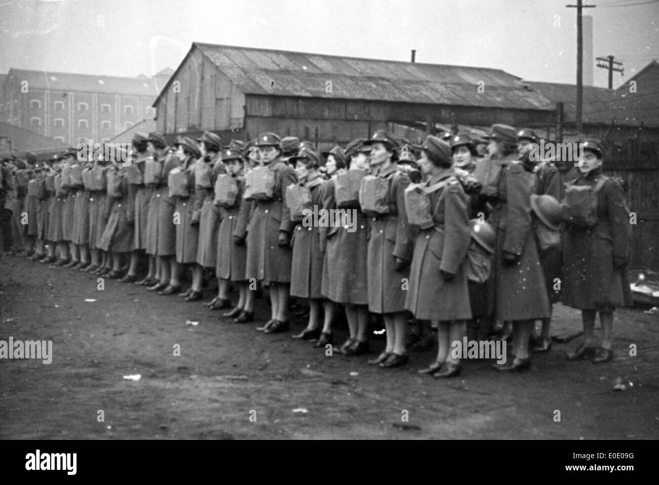 Le CWAC arrivée en Angleterre Banque D'Images