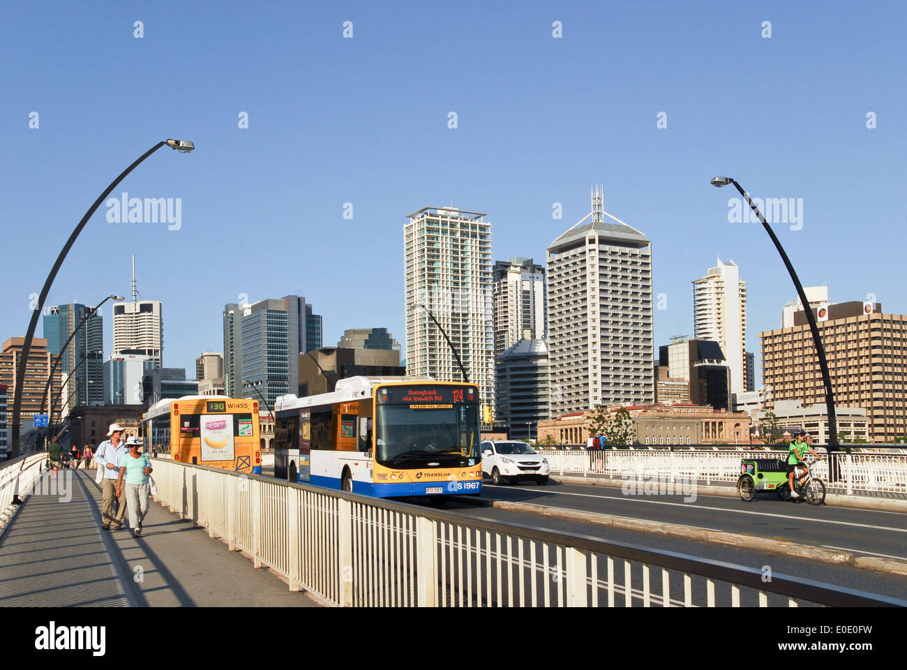 Pont Victoria à Brisbane, Australie Banque D'Images