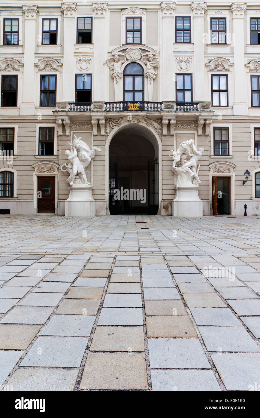 Dans le palais de Hofburg, Vienne Banque D'Images