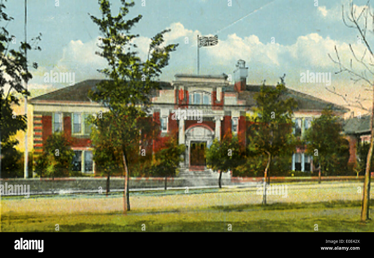 École de formation 1911-15 Manuel, Lethbridge High School, école 1928-63 1915-28 Bowman Banque D'Images