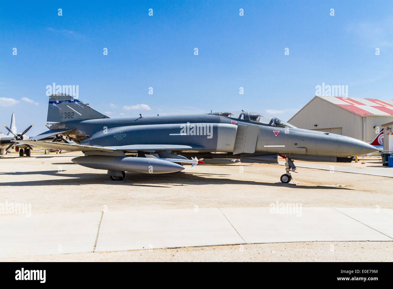 McDonnell Douglas F-4C Phantom ll au Champ de Mars Le Musée de l'air à Riverside en Californie Banque D'Images