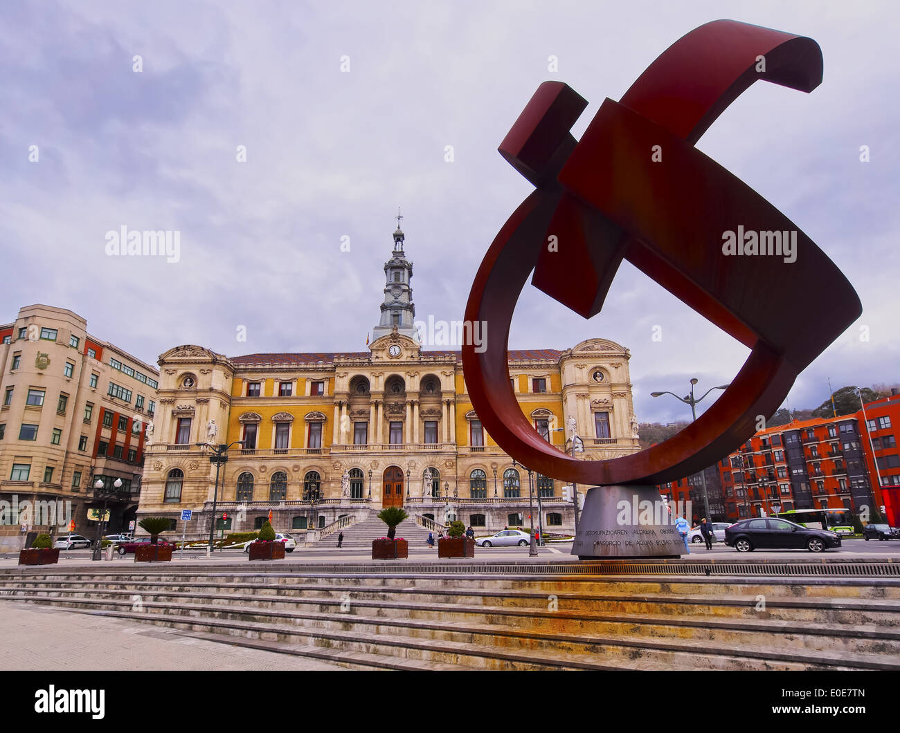 Casa Consistorial/Ayuntamiento - Hôtel de ville de Bilbao, en Biscaye, Pays Basque, Espagne Banque D'Images