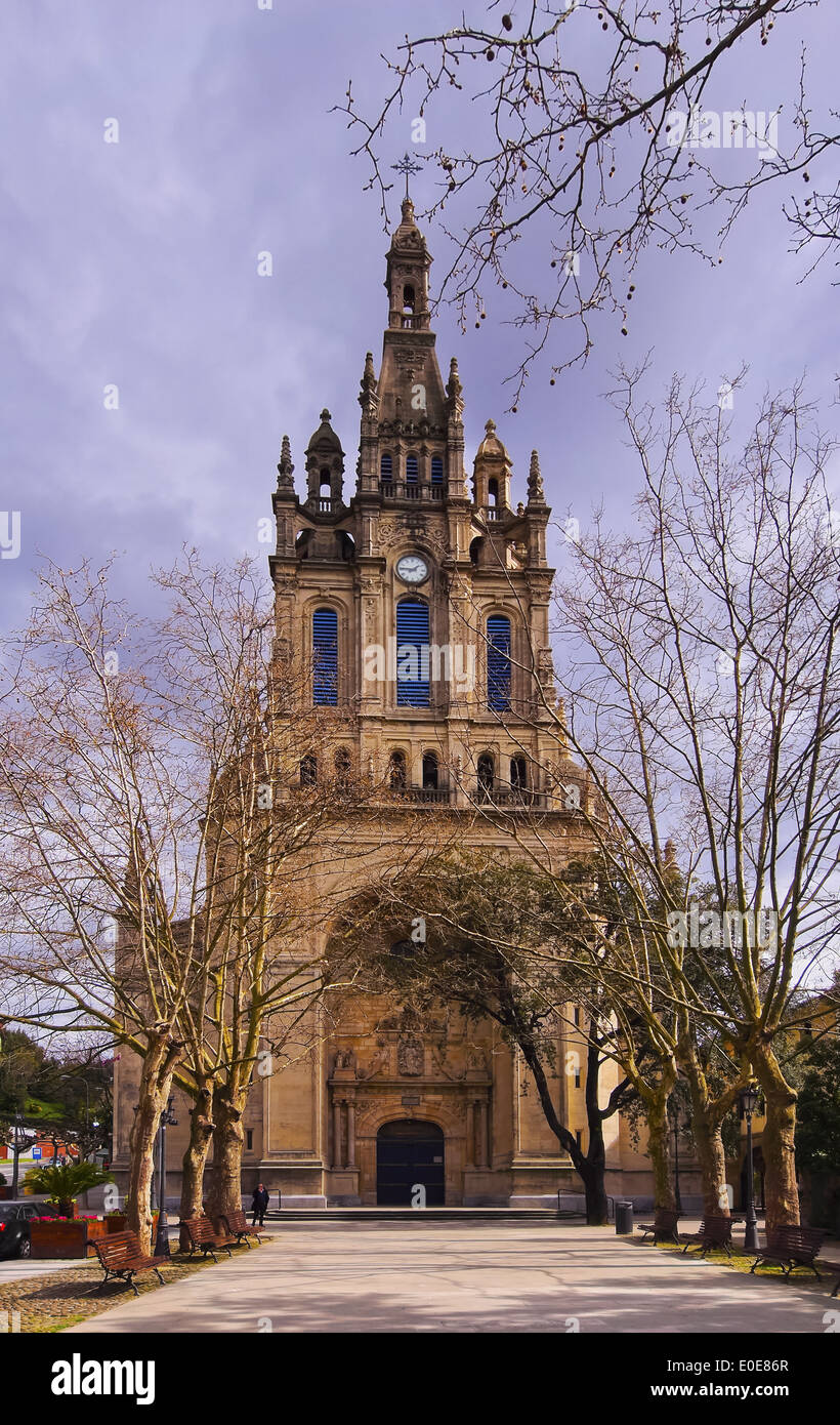 Basilica de Nuestra Senora de Begona - Basilique Begona à Bilbao, Biscaye, Pays Basque, Espagne Banque D'Images