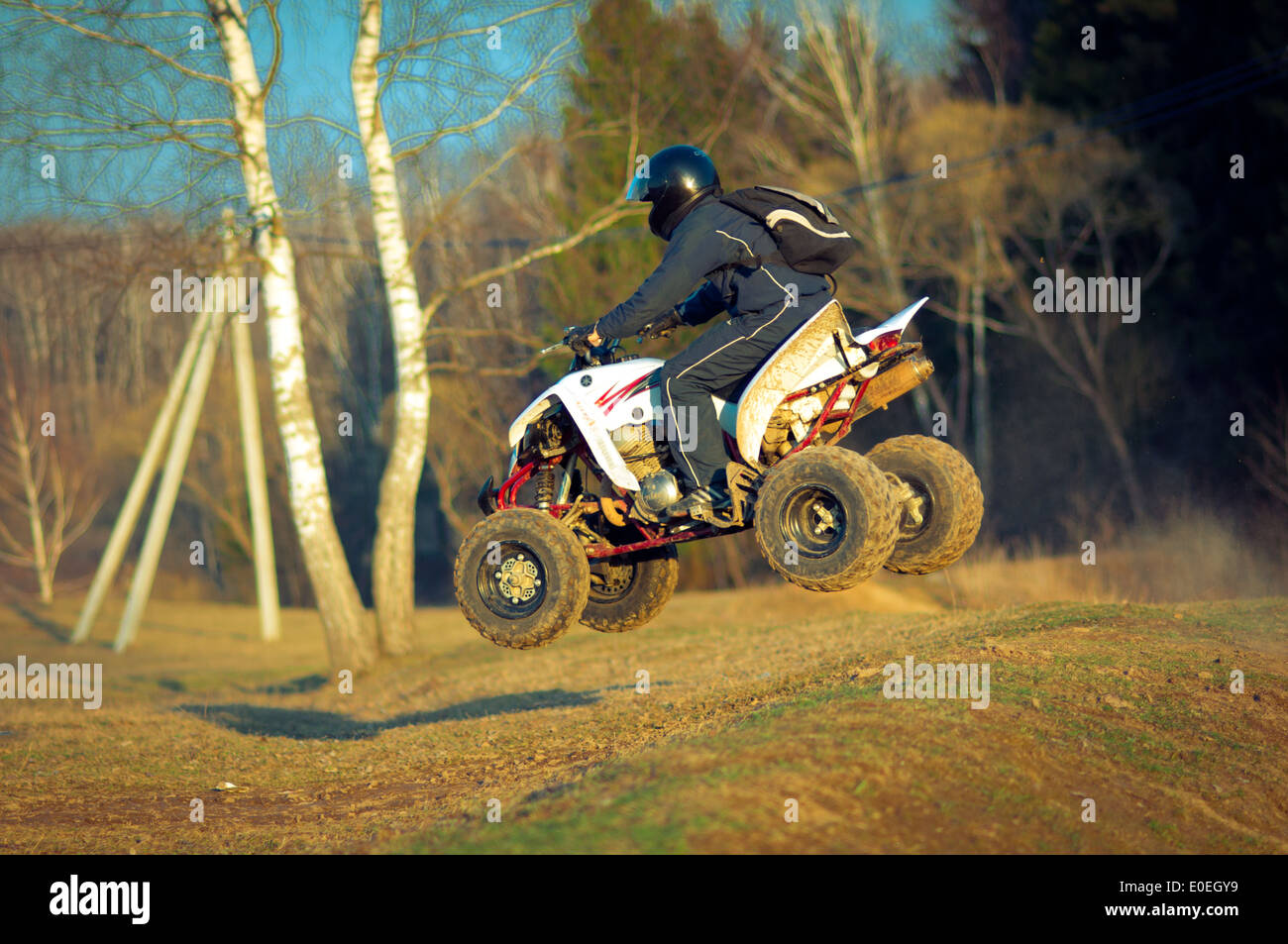 Quad Yamaha Raptor 350 Banque D'Images