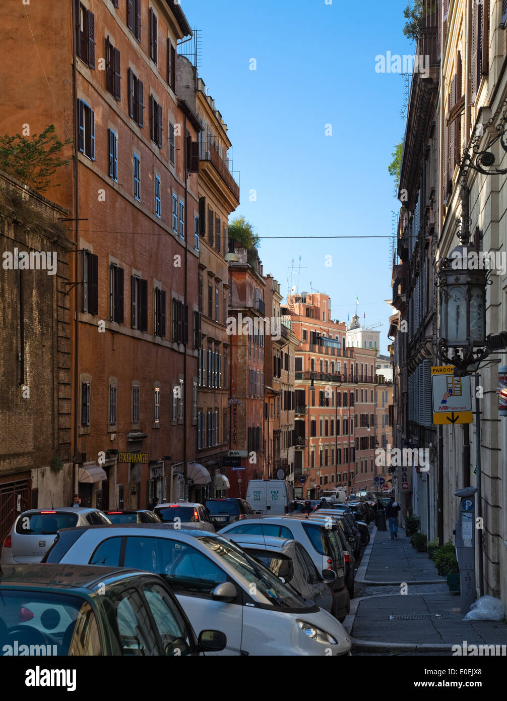 Via di Porta Pinciana, Rom, Italie - Via di Porta Pinciana, Rome, Italie Banque D'Images