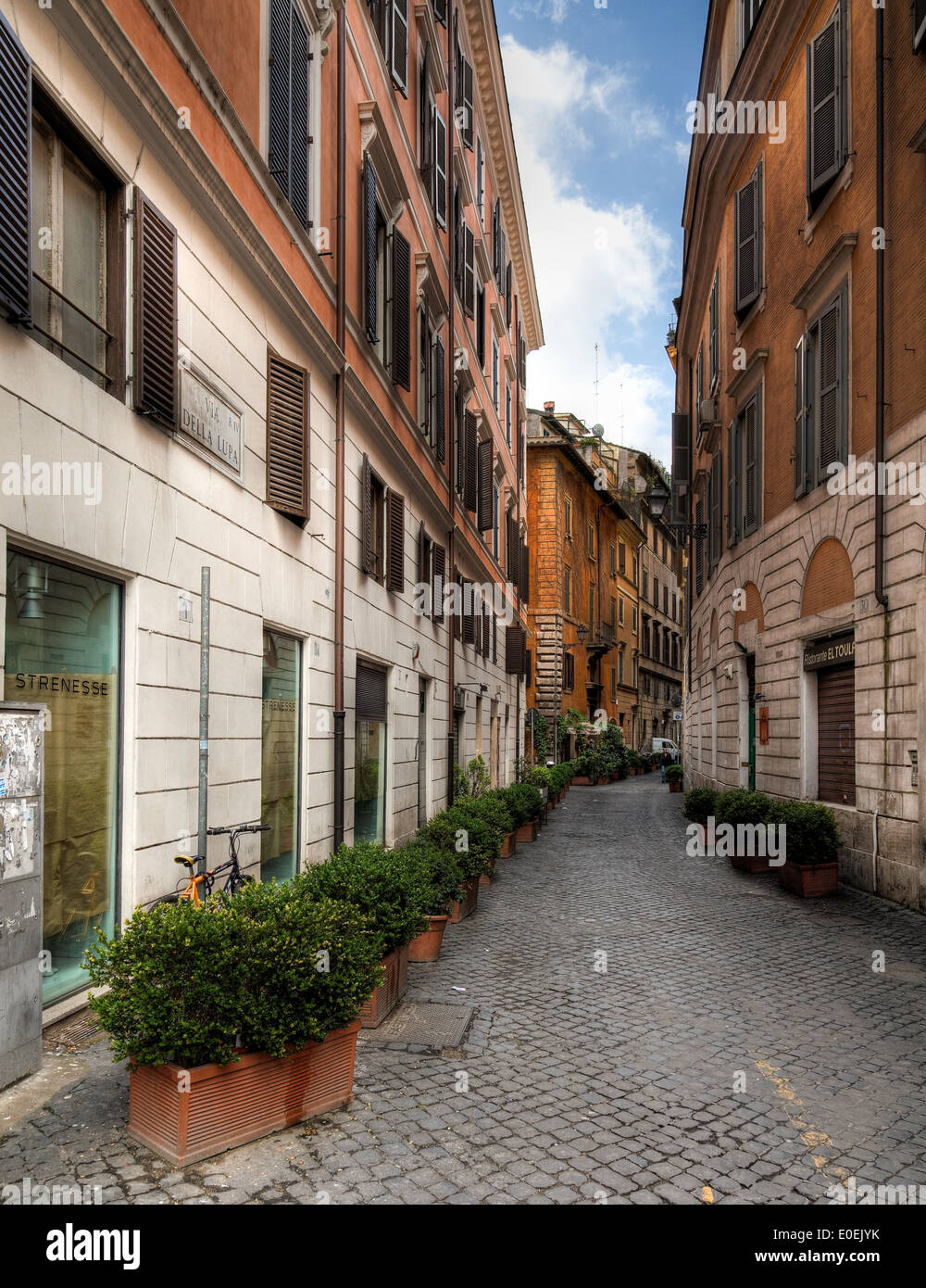 Enge Gasse, Rom, Italie - ruelle étroite, Rome, Italie Banque D'Images