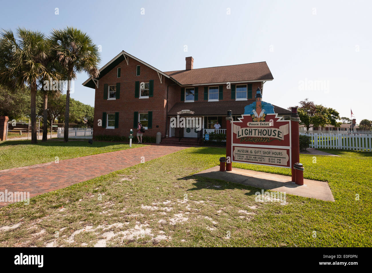 Floride Ponce Inlet Lighthouse Museum Gift Shop USA Banque D'Images