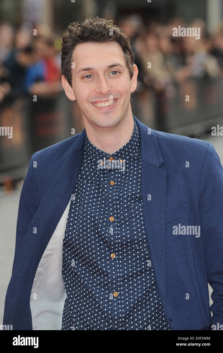 London, UK, UK. Le 11 mai, 2014. Blake Harrison arrive pour la première européenne de "Godzilla à l'Odeon Leicester Square. Credit : Ferdaus Shamim/ZUMA/ZUMAPRESS.com/Alamy fil Live News Banque D'Images