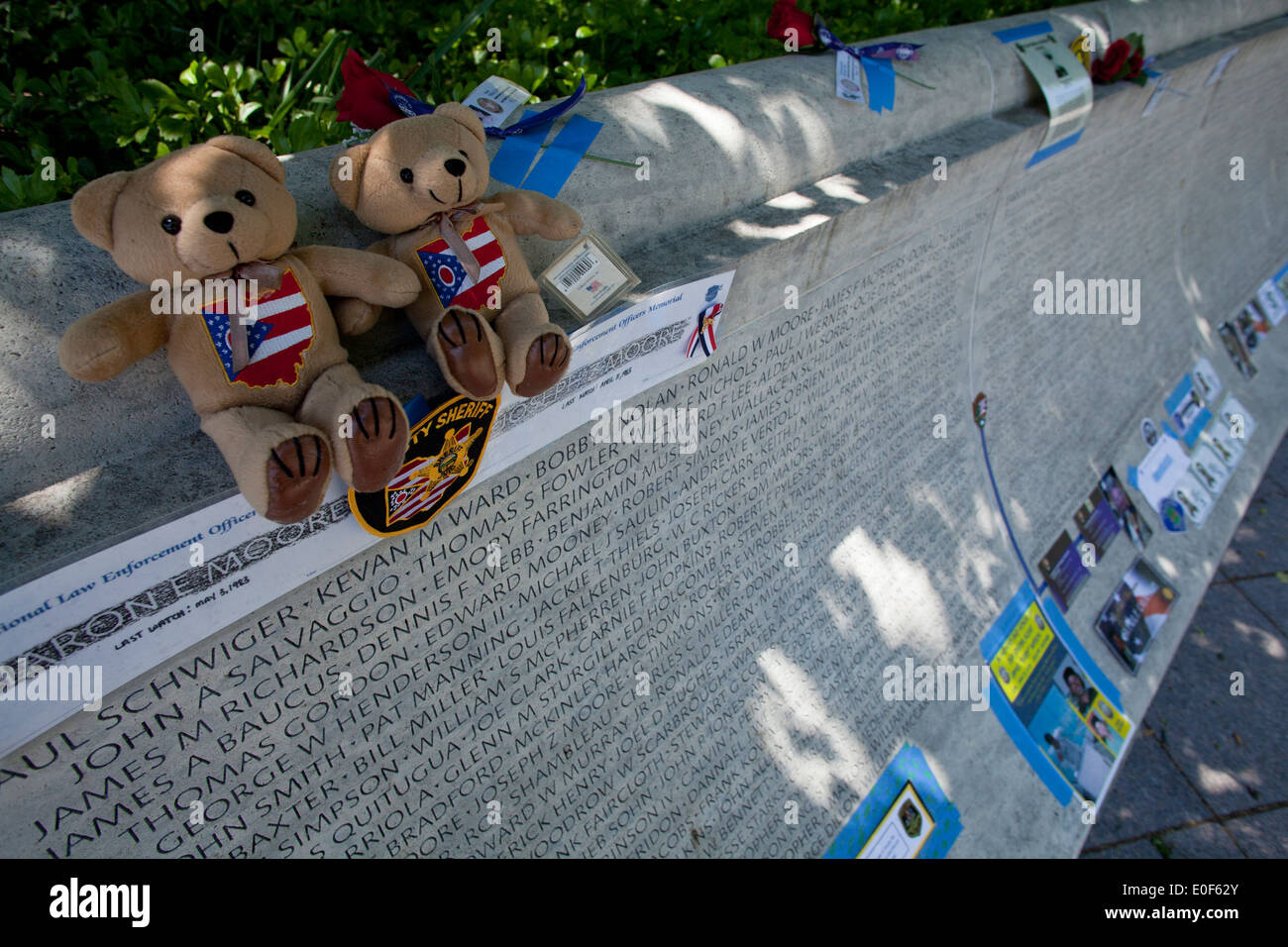 Les agents de la National Memorial - Washington, DC USA Banque D'Images