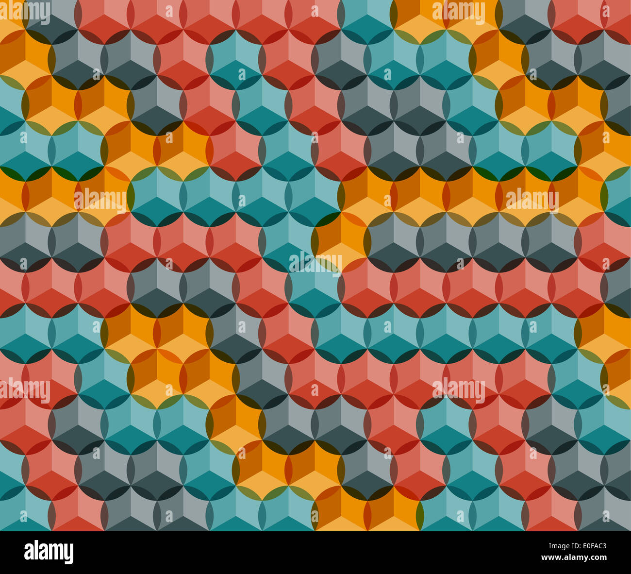 Abstract pattern. Illustration en couleur Banque D'Images