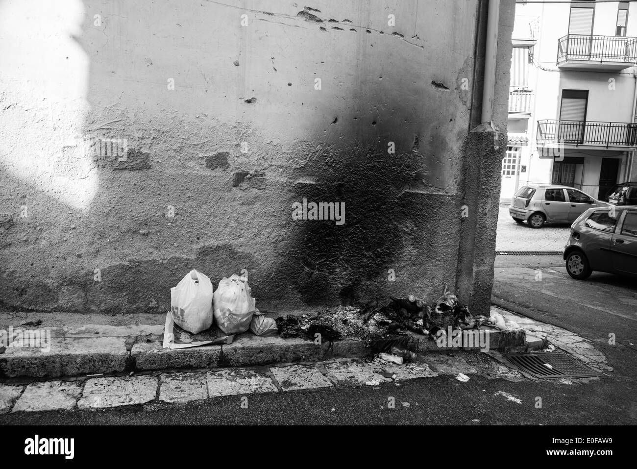 Crépuscule près de la chambre Banque D'Images