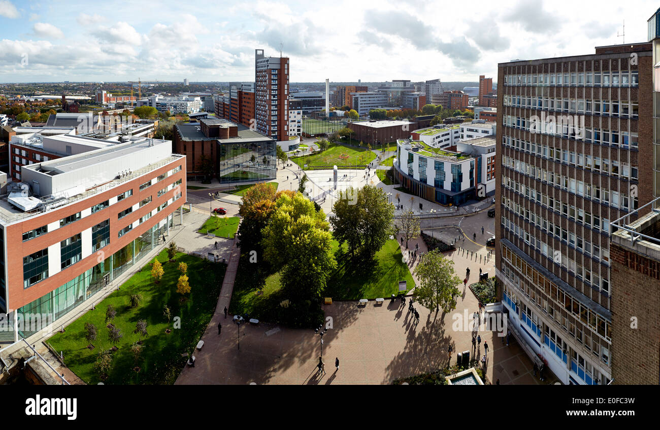 L'Université d'Aston nouveau campus à Birmingham au Royaume-Uni. Banque D'Images