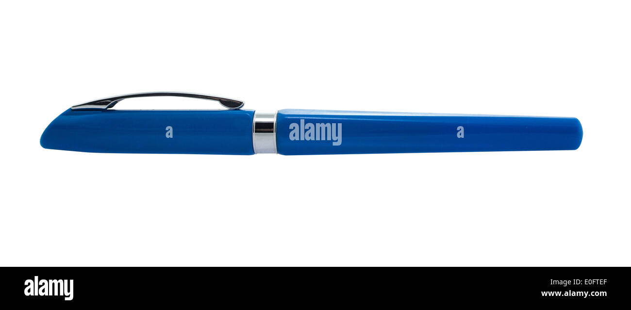 Pen isolé sur le fond blanc avec clipping path Banque D'Images