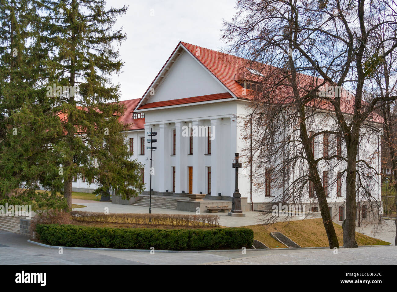 Taras Shevchenko Museum à Kaniv, Ukraine. Construit en 1935-"1937, reconstruit en 2003-"2010. Banque D'Images