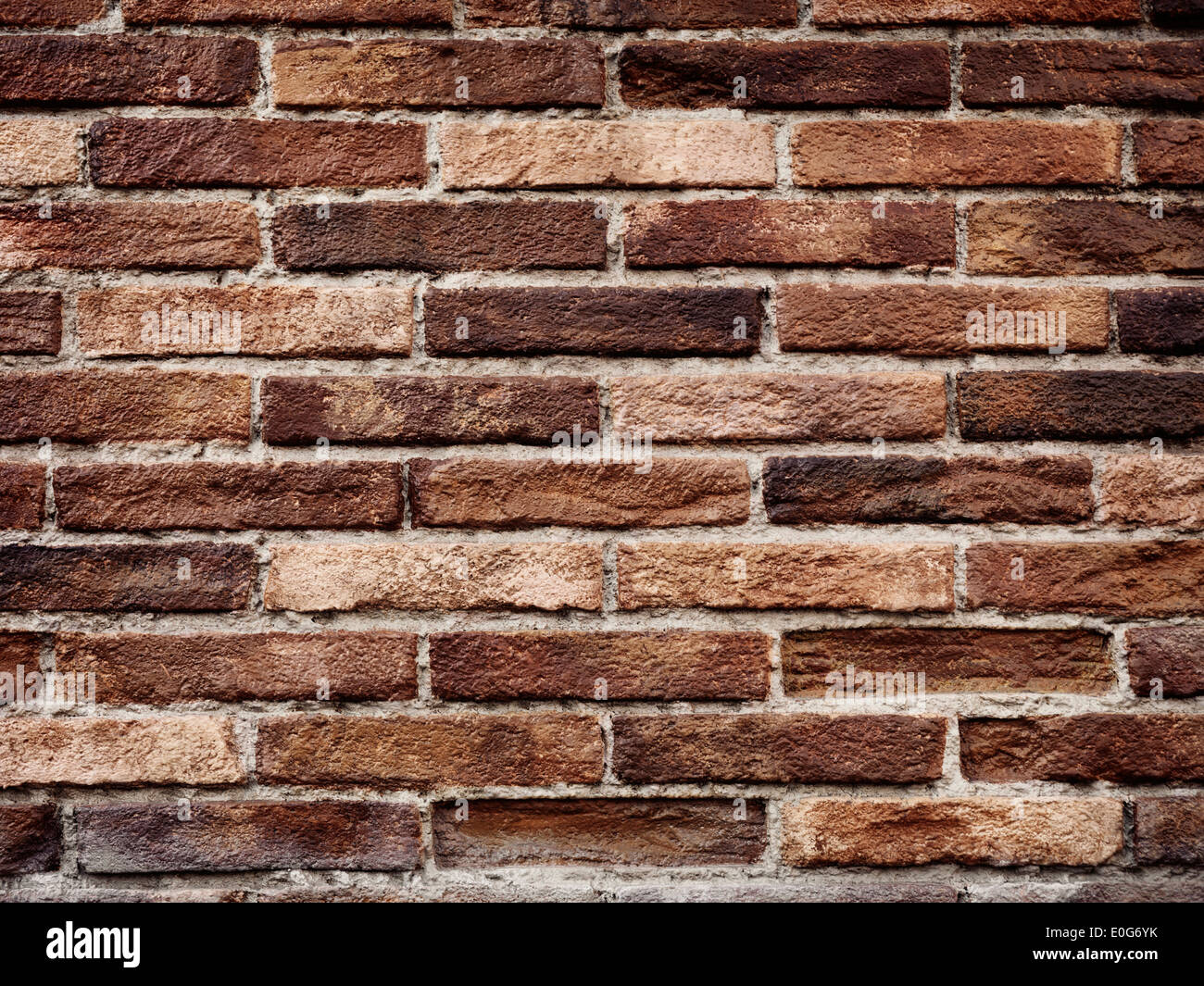 La texture de mur en briques anciennes fond rustique Banque D'Images