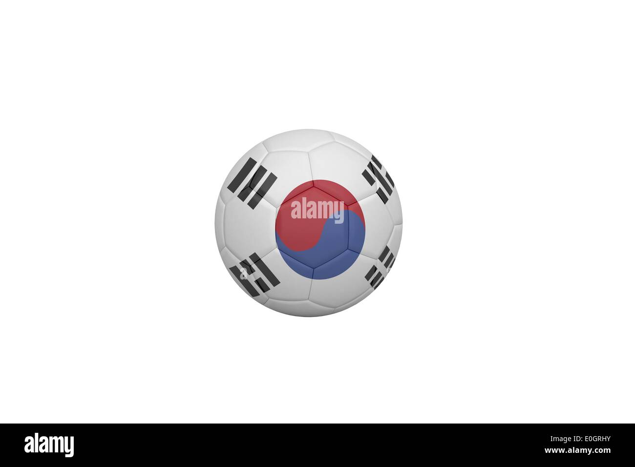 En Corée du sud de football couleurs Banque D'Images