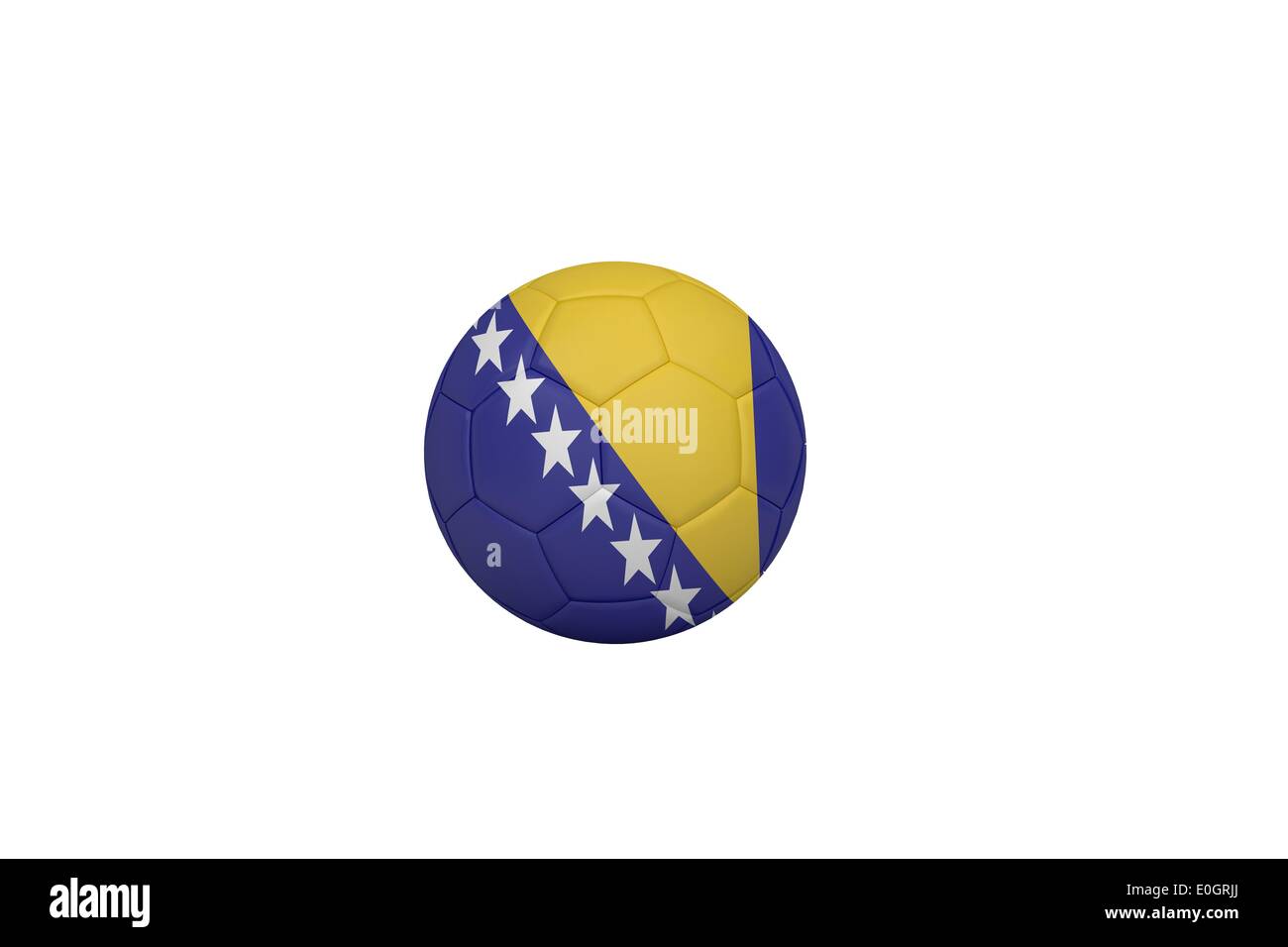 Le football en Bosnie-Herzégovine couleurs Banque D'Images