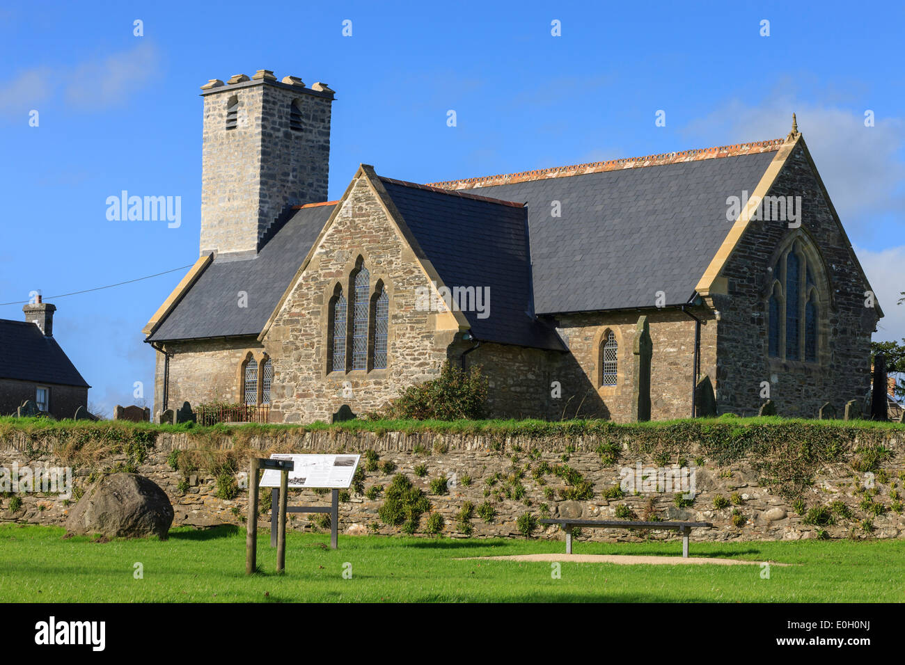 St Marys Church Maenclochog Pembrokeshire Wales Clynderwen Banque D'Images