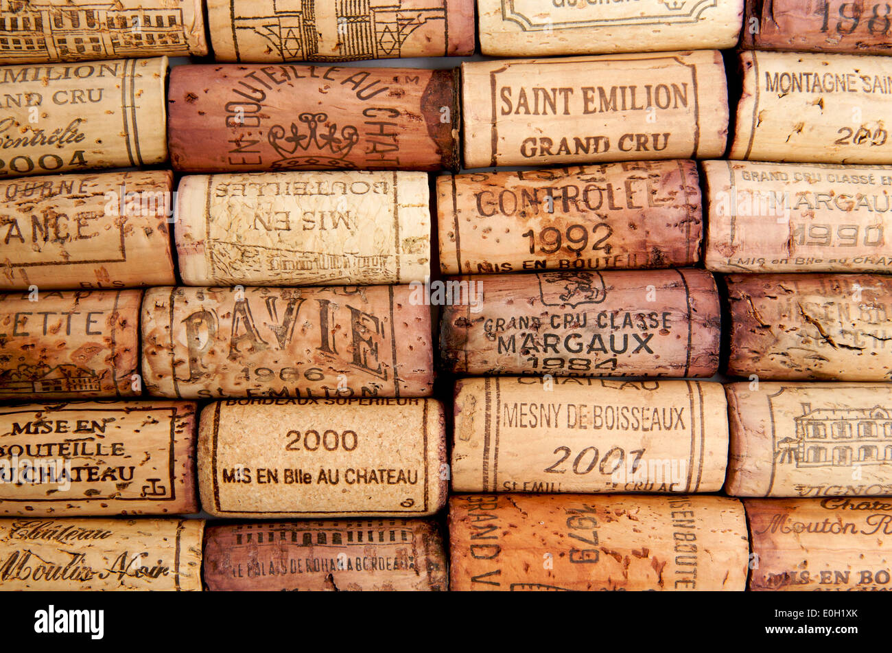French wine corks Banque D'Images