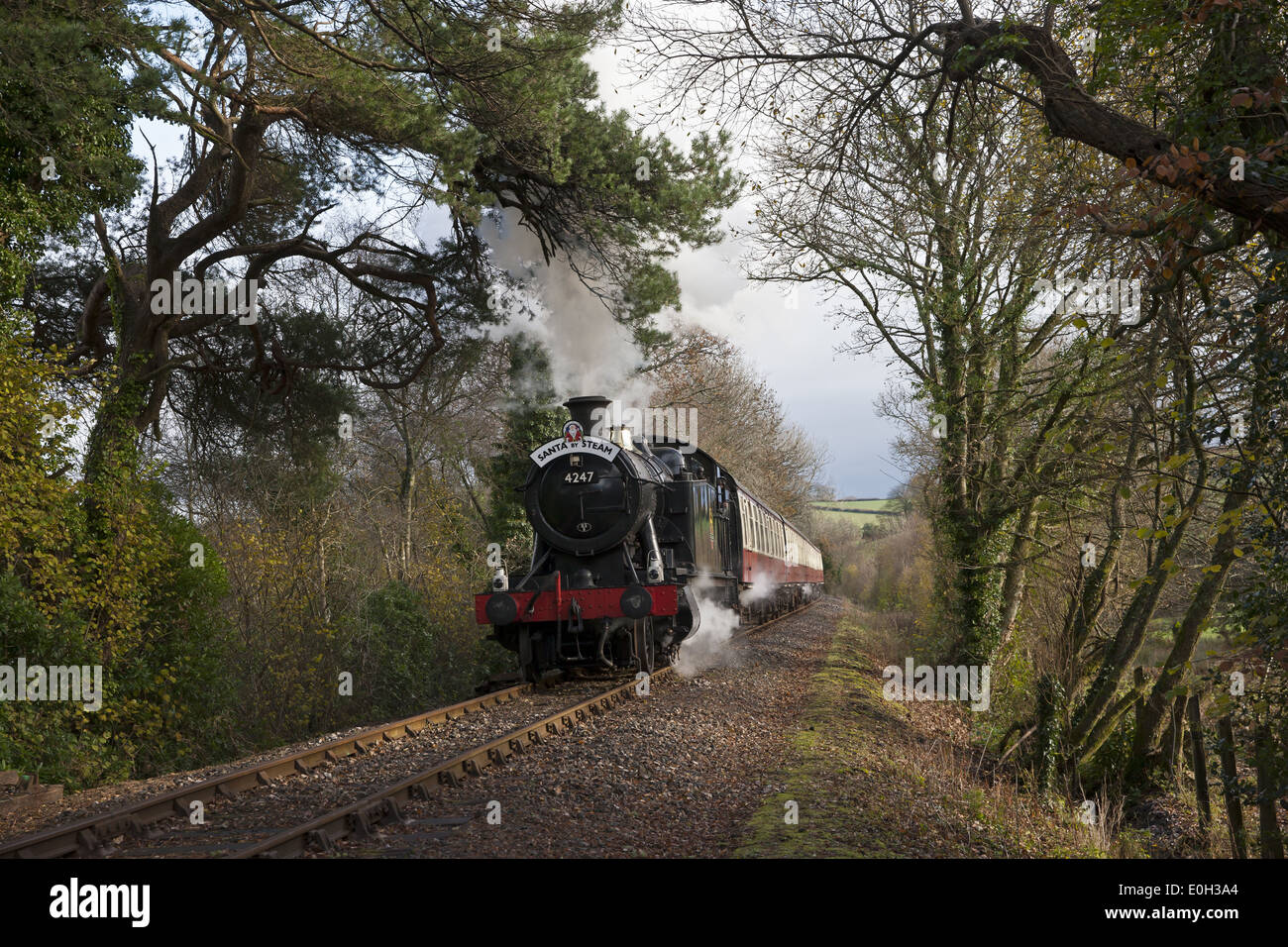 Bodmin & Wenford Chemin de fer à vapeur Banque D'Images