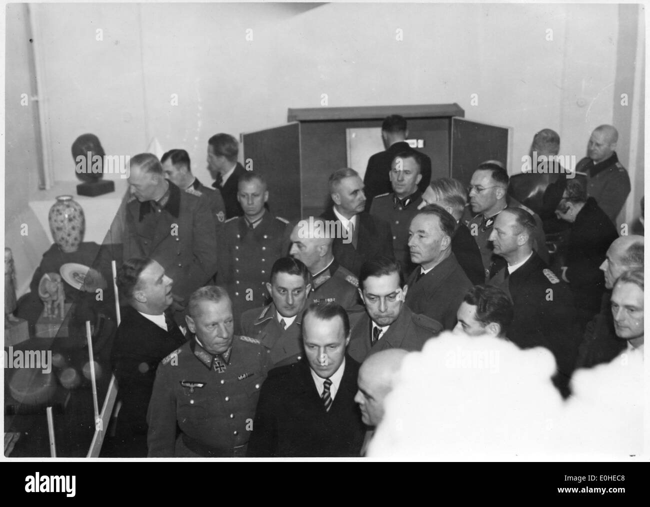 L'école allemande et l'exposition professionnelle à Håndverkeren, pendant la seconde Guerre mondiale, sont associées à l'occupation de la Norvège. Cet événement reflète l'influence du régime nazi en Norvège pendant la guerre. Banque D'Images