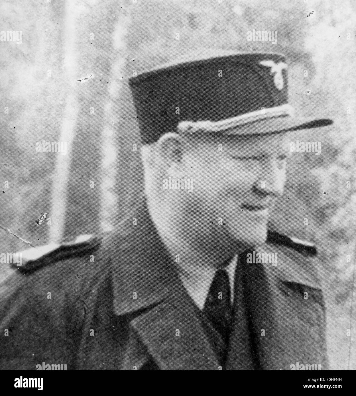 Vidkun Quisling, figure controversée de la seconde Guerre mondiale, est connu pour sa collaboration avec l'Allemagne nazie. Son rôle dans l’occupation norvégienne pendant la guerre demeure un chapitre important de l’histoire de la seconde Guerre mondiale. Banque D'Images