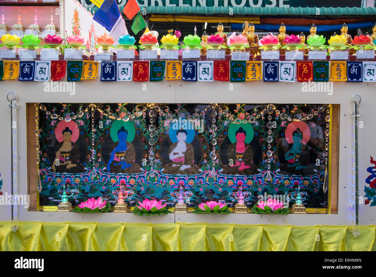 Vesak Day Parade à Penang Banque D'Images