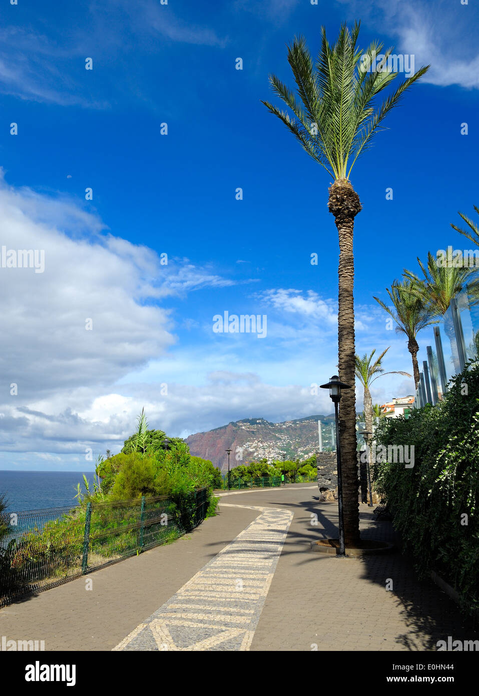 Funchal, Madère. La promenade à pied en direction de Camara de Lobos Banque D'Images