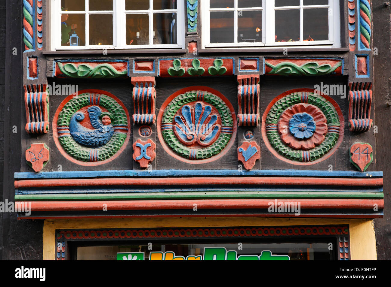 L'architecture de la vieille ville de Bad Münstereifel bâtiments bâtiment à colombages Allemagne half-timbered building maison maisons histor Banque D'Images