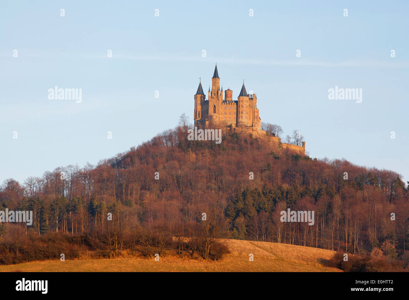 Deutschland, Bade-Wurtemberg, Burg Hohenzollern, Schloß Banque D'Images