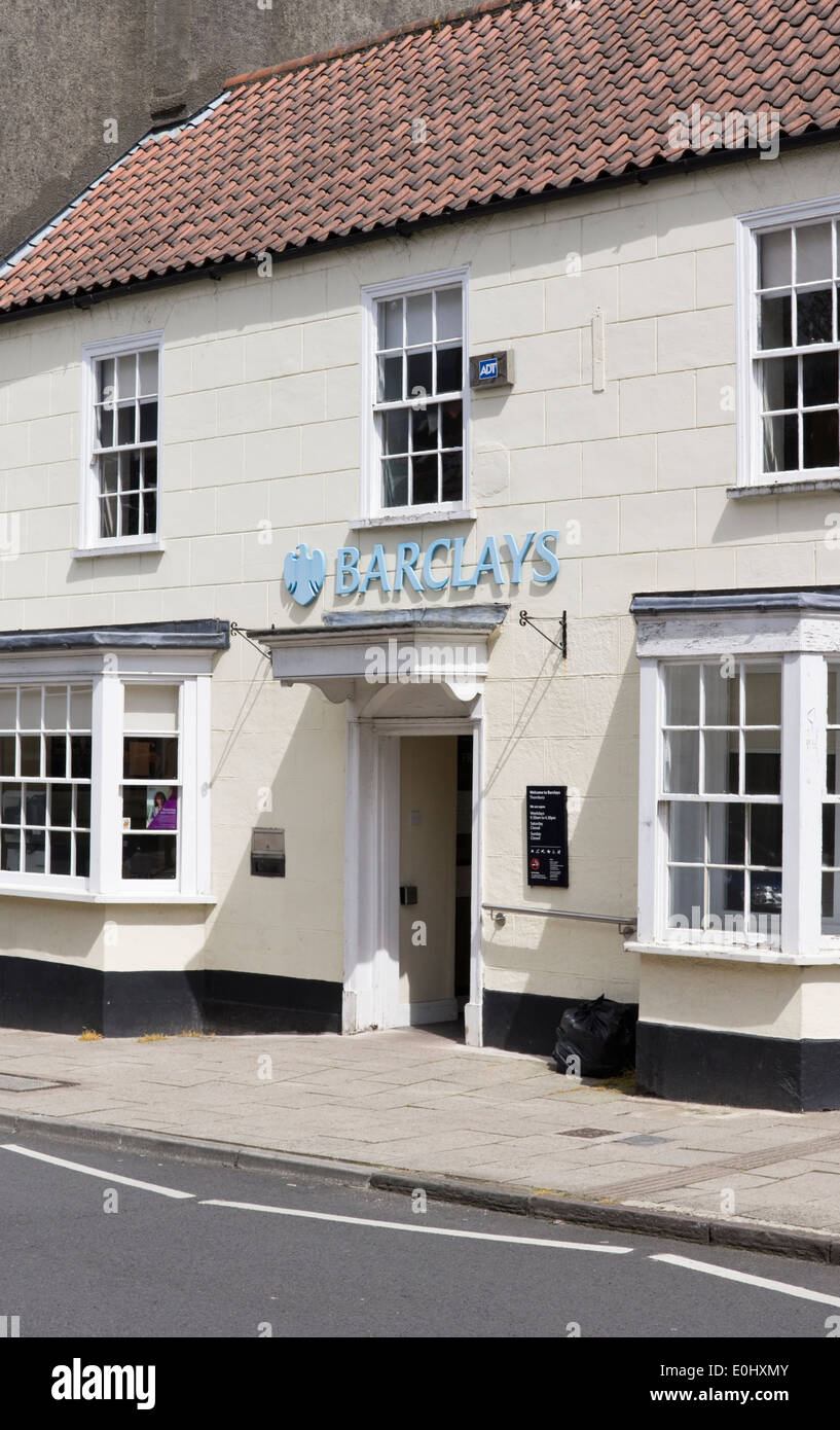 Thornbury, une petite ville de marché dans le Gloucestershire Angleterre Barclays Bank Banque D'Images