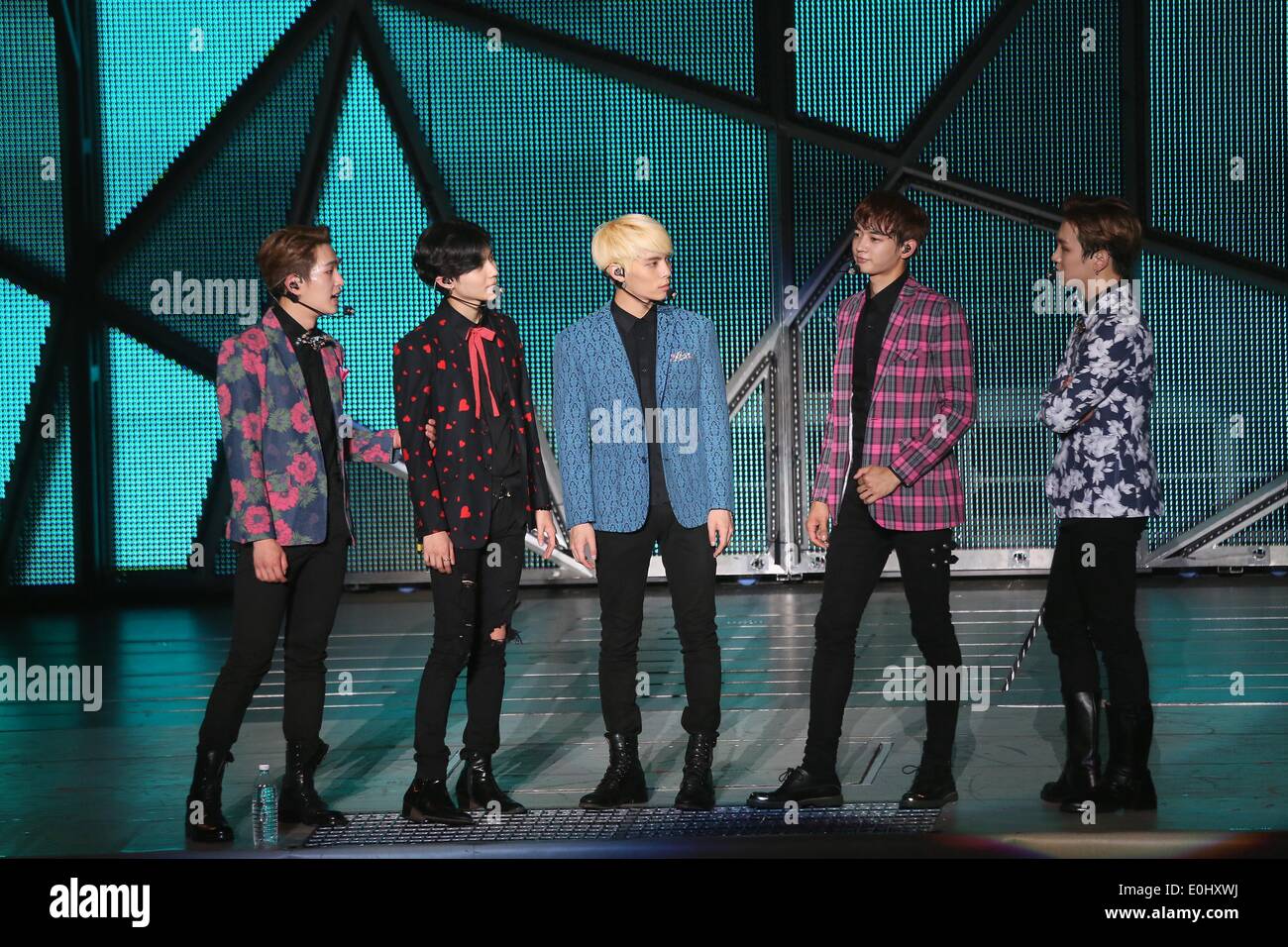 Taipei, Chine. Le 11 mai, 2014. Groupe garçon sud-coréen SHINee organiser les concerts à Taipei, Chine Le dimanche 11 mai 2014. © TopPhoto/Alamy Live News Banque D'Images