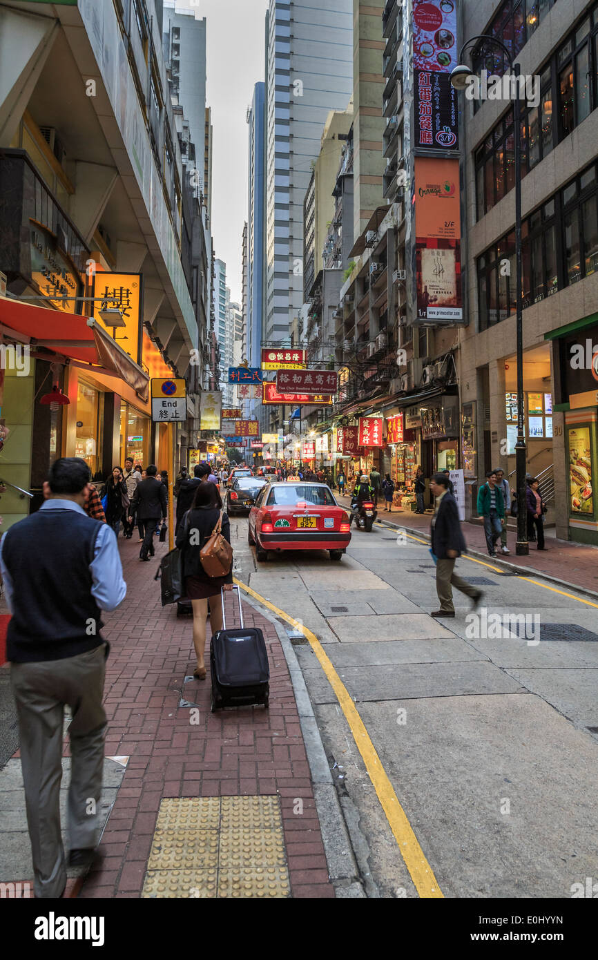 La station de métro Sheung Wan à Hong Kong Banque D'Images
