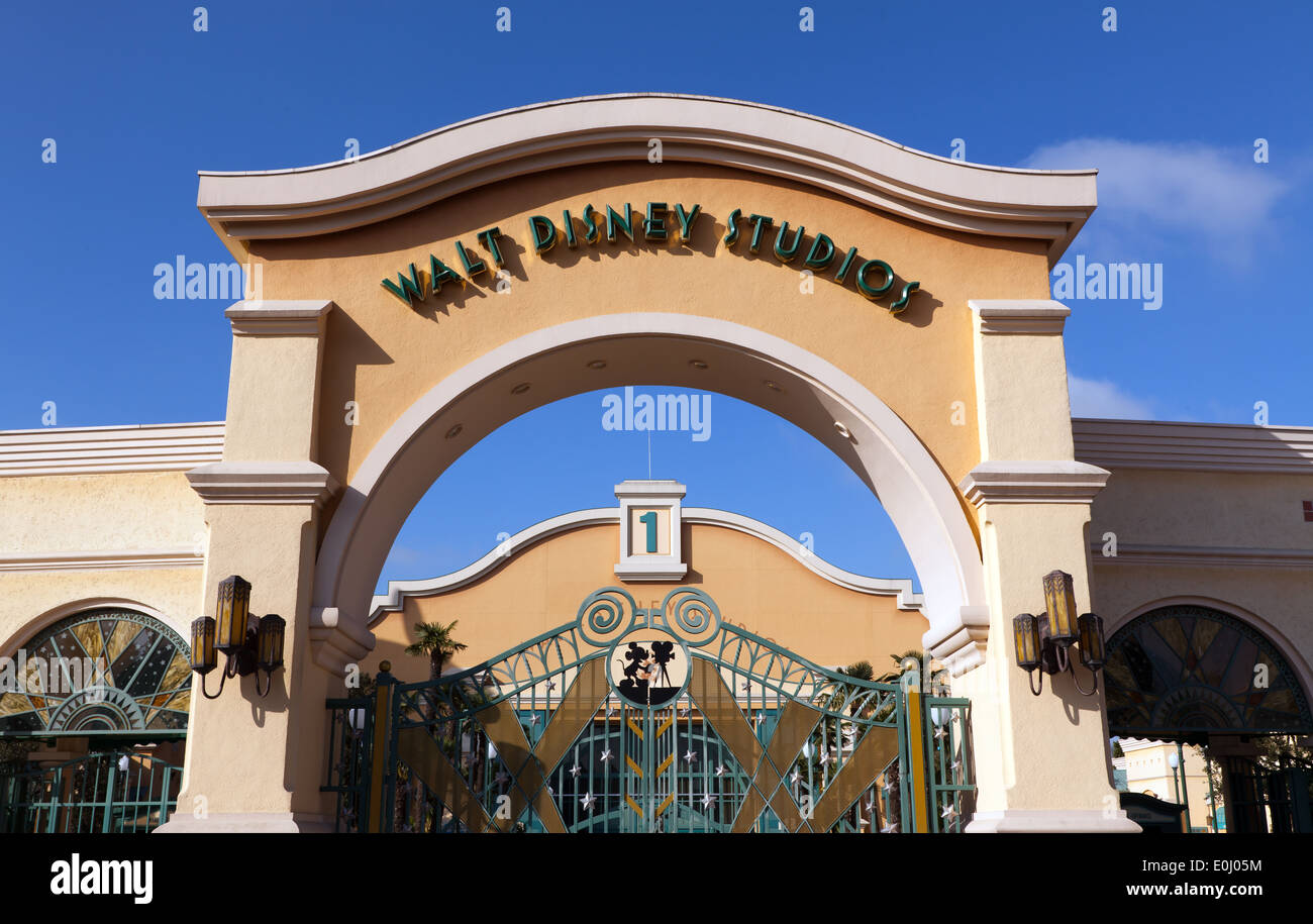 Portes d'entrée principale de Walt Disney Studios, MarnelaVallée