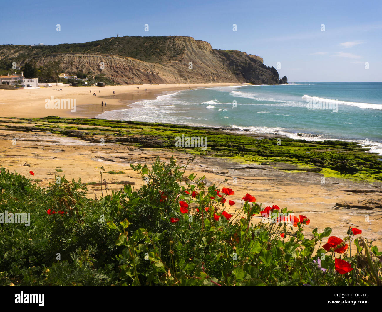 Praia da Luz, Algarve Banque D'Images