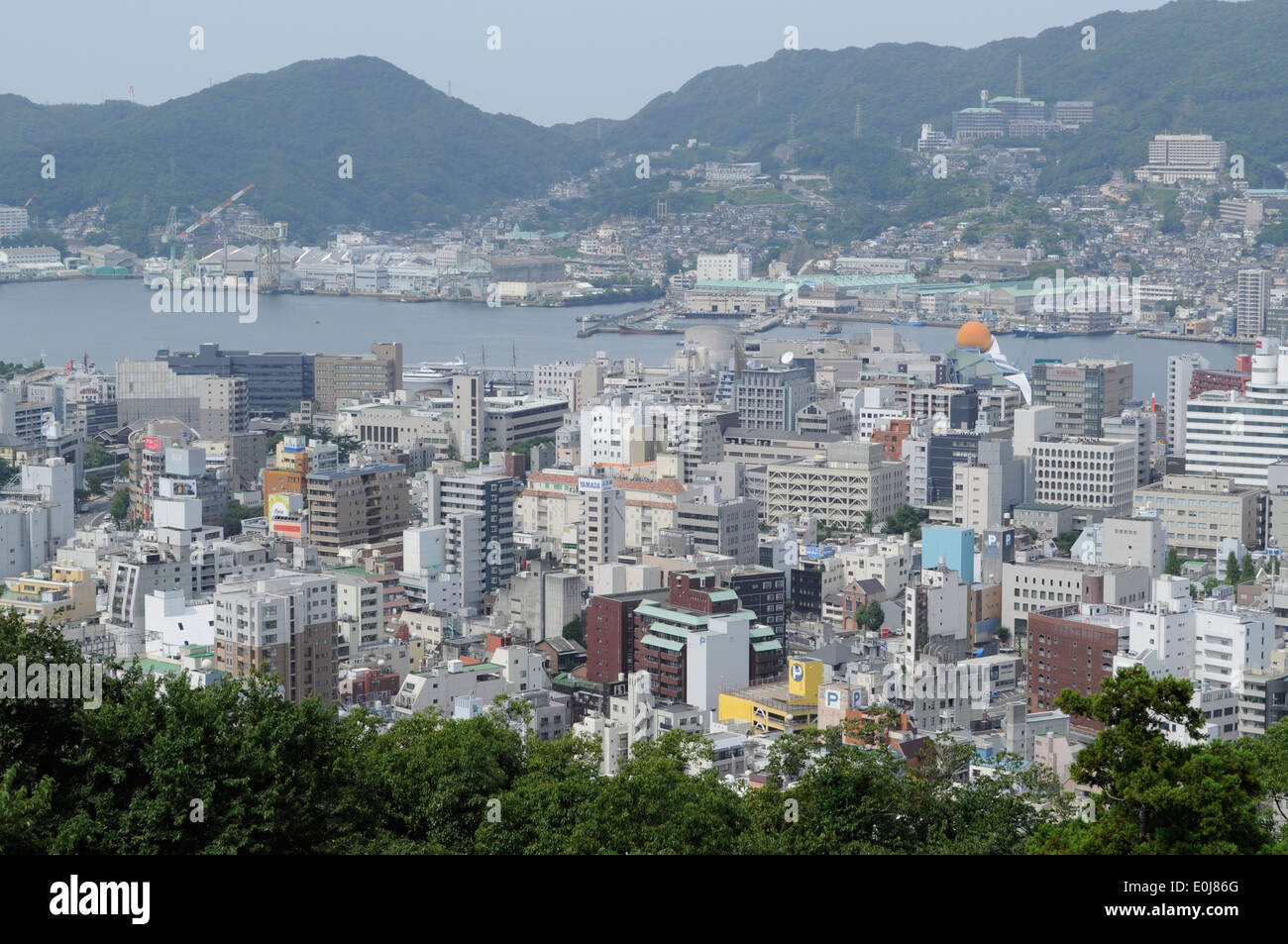 Vue de la ville de Nagasaki Nagasaki,Japon, Banque D'Images
