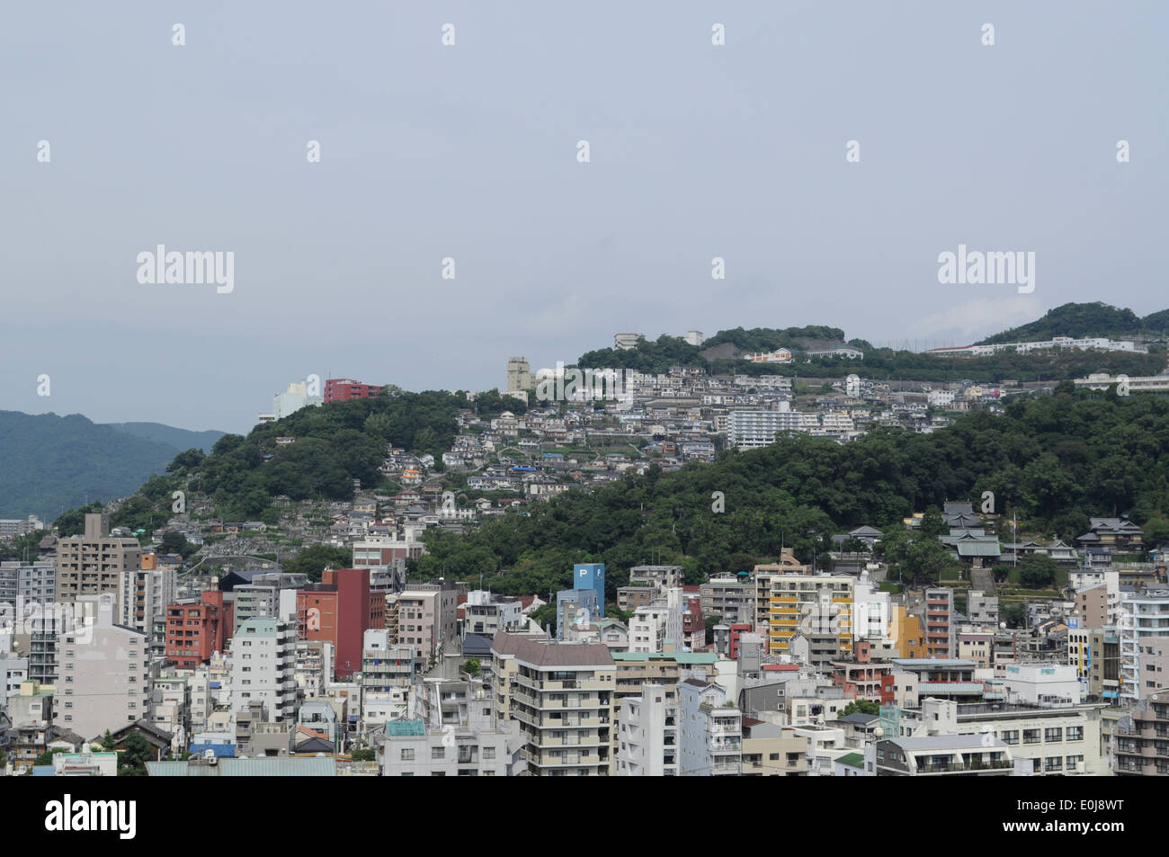 Vue de la ville de Nagasaki Nagasaki,Japon, Banque D'Images