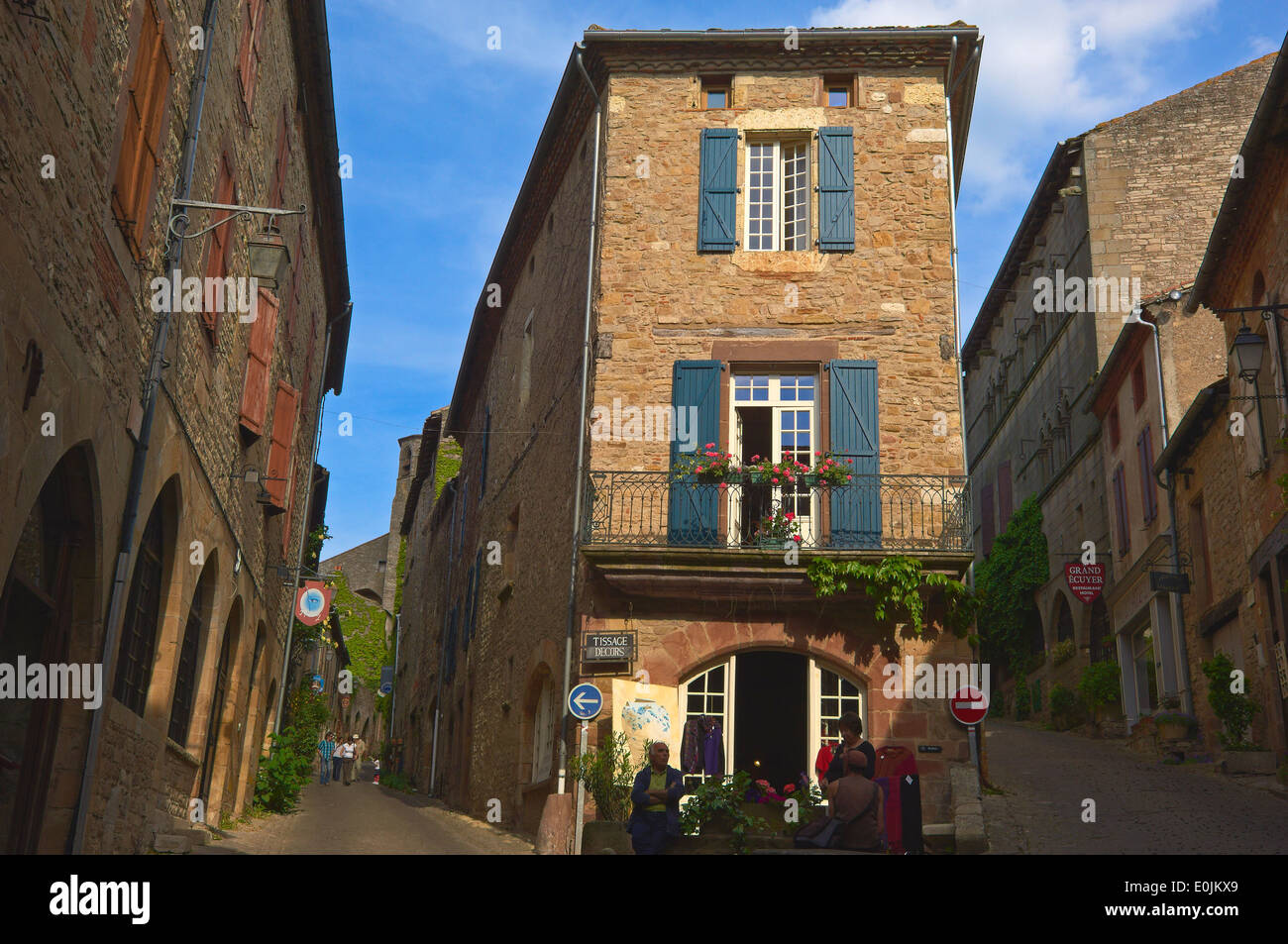 Cordes sur Ciel, Cordes-sur-Ciel, Tarn, Midi-Pyrénées, France, Europe Banque D'Images