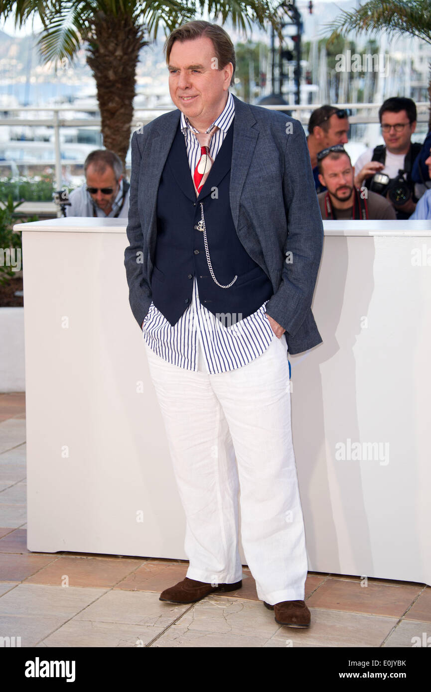 Cannes, France. 15 mai, 2014. Timothy Spall au photocall pour 'Mr. Turner', à la 67ème Festival du Film de Cannes 2014 Palais du Festival, Cannes, France Jeudi, 15 mai 2014 Crédit : James McCauley/Alamy Live News Banque D'Images