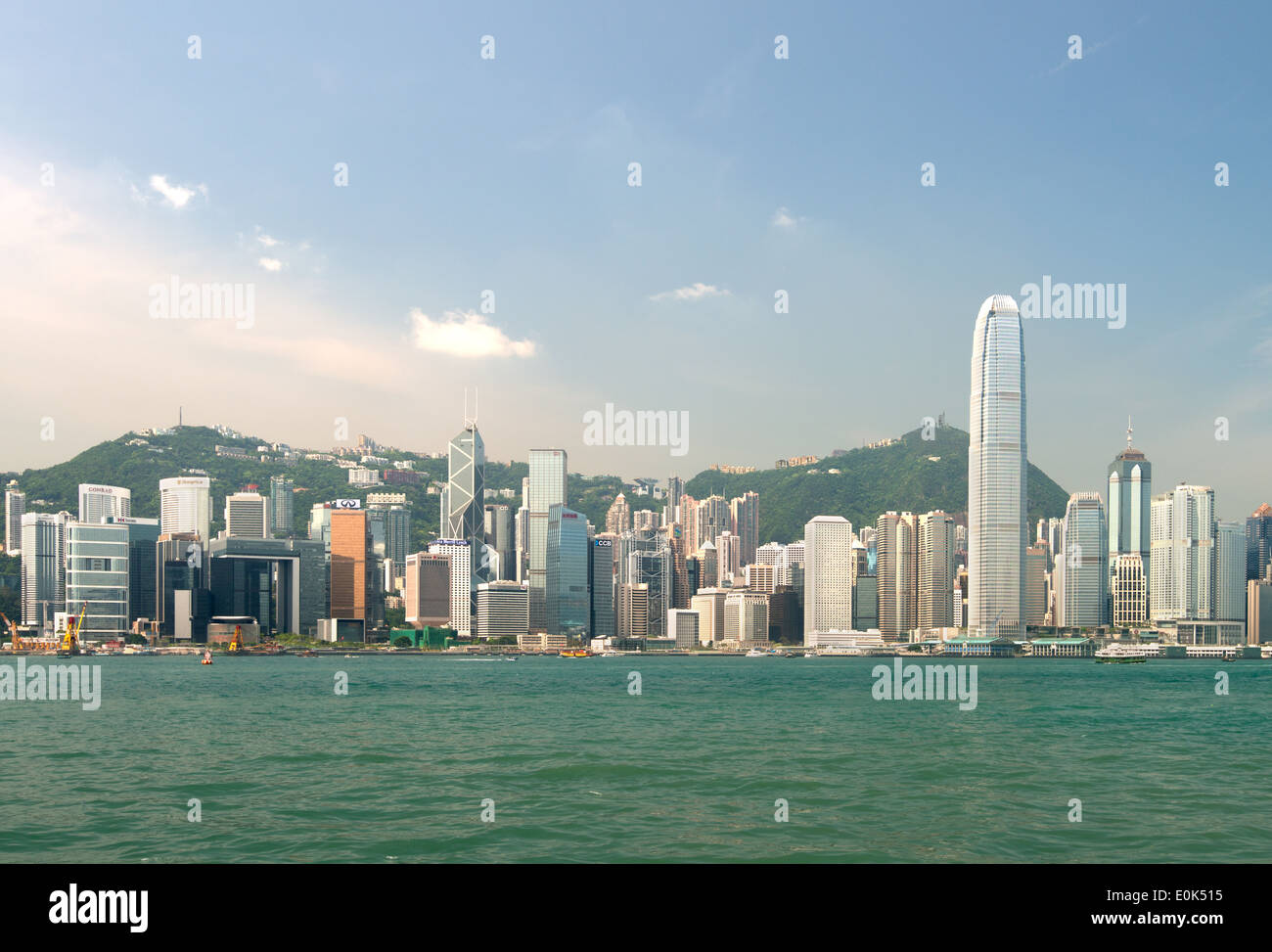 Hong Kong City Skyline Banque D'Images